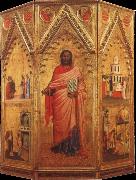Andrea di Orcagna, St Matthew and Four Stories from his life